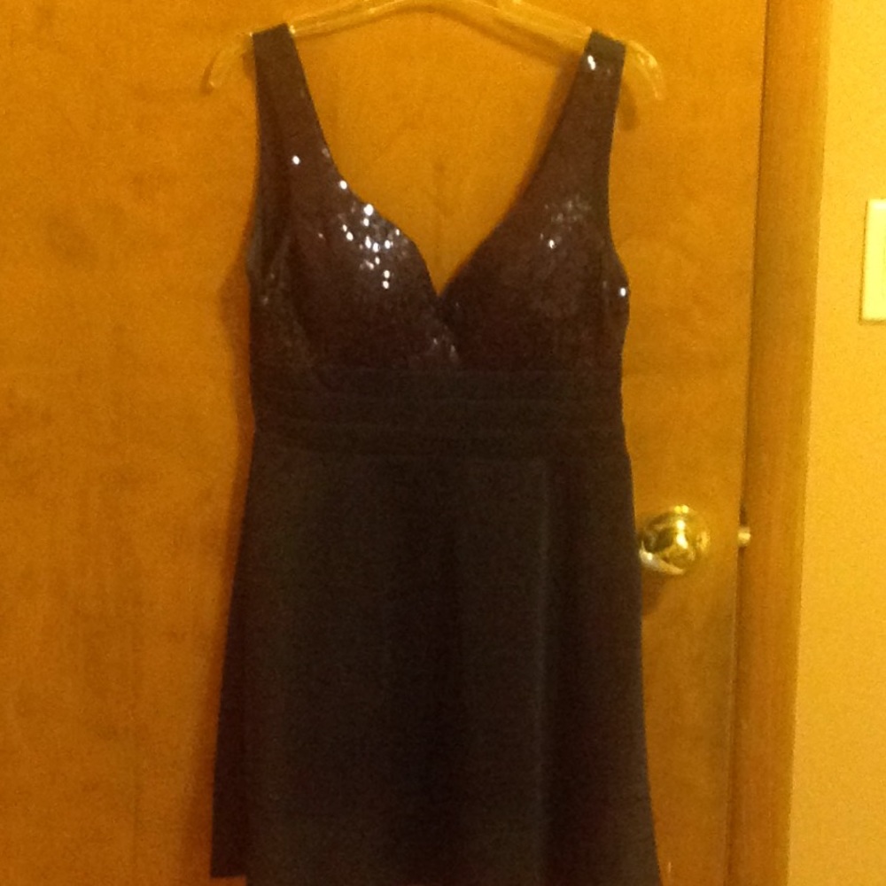 SOLD Beautiful Navy blue dress.